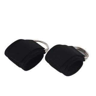 สายรัดข้อเท้าสําหรับออกกําลังกาย Ankle Straps อุปกรณ์เสริม สายรัดข้อเท้า รูปตัว D สําหรับออกกําลังกาย ยิม ตัวเหนี่ยวนําส