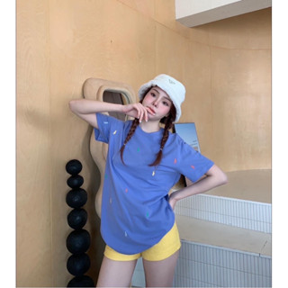 “โปโล Tee T-shirt”รุ่นฮิต เป็นทรงเสื้อคอกลม เนื้อผ้า cotton