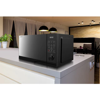 SHARP ไมโครเวฟ 23 ลิตร R-2321FG-K ระบบสัมผัส แบบ Flatbed ไร้จานหมุน