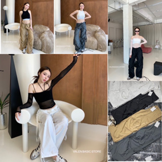 พร้อมส่ง✨  Basic cargo pant กางเกงคาโก้สีเบสิค กระเป๋าใช้งานได้จริง รุ่นกระเป๋าข้าง