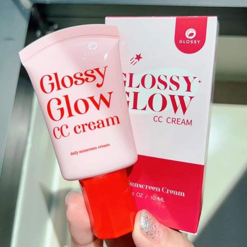 [1 หลอด] Glossy Glow CC Cream SPF 50 PA+++ กันแดดกลอสซี่โกลว์ [20 กรัม/หลอด] ครีมกันแดดผสมรองพื้น