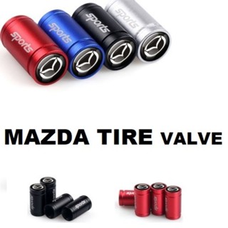 จุกลมมาสด้า Mazda จุกปิดล้อรถ (1ชุดมี4ชิ้น) อุปกรณ์เสริม ยางรถ