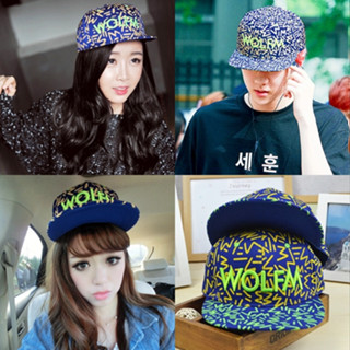 Cap_Wolfm Ken Hat หมวกเบสบอล หมวกฮิปฮอป ราคาถูก พร้อมส่ง