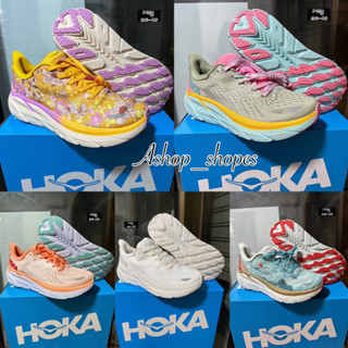 รองเท้าวิ่ง Hoka Clifton8 Men’s🏃🏼รองเท้ากีฬา หมุมนิ่ม เบา ใส่สบาย36…45 พร้อมส่ง