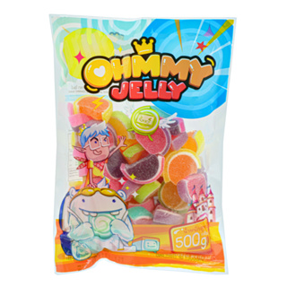 OhmmyJelly 500g l มิกซ์เมล่อน โอมมี่เยลลี่ กัมมี่เยลลี่ [คละ…