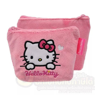 กระเป๋า Hello Kitty กระเป๋าคิตตี้ KT-1026 กระเป๋าใส่เหรียญ ขนนุ่ม ลายคิตตี้ ลิขสิทธิ์แท้ จำนวน 1ใบ พร้อมส่ง.