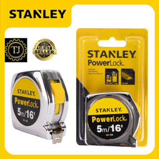 STANLEY ตลับเมตร 5เมตร/16ฟุต 33-158 รุ่น POWERLOCK