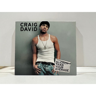 1 CD MUSIC ซีดีเพลงสากล CRAIG DAVID. SLICKER THAN YOUR AVERAGE. (D5G45)