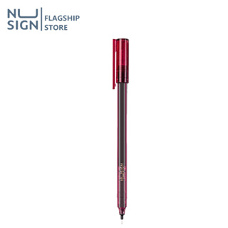 Nusign ปากกาโรลเลอร์ ปากกาหัวเข็ม หมึกเจลสีดำ เขียนลื่น แห้งไว คมชัด เครื่องเขียนสำหรับนักเรียน Roller Pen