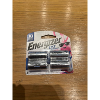 Energizer Lithium 123 (CR123), 4 Batteries, Best Before 12/2030 - 12/2032 (New)