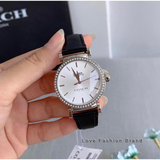 👑ผ่อน0%~แท้100%👑 นาฬิกาข้อมือ Coach Womens Canvas Strap Watch 14503868