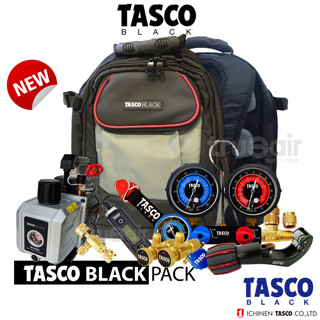 TASCO BLACK  กระเป๋าใส่เครื่องมือช่างแอร์  ใส่อุปกรณ์ช่าง TASCO BLACK PACK  รองรับน้ำหนักได้15Kg.