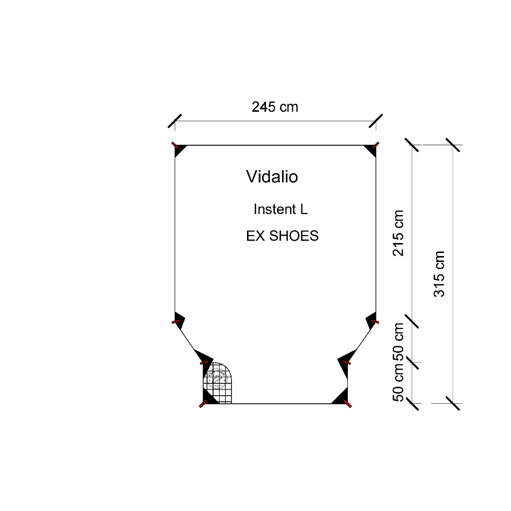 Vidalido Instant L กราวชีท ตรงรุ่น เสริมยื่นหน้า ผ้าใบหนา