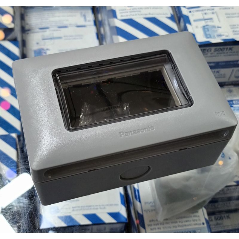 Panasonic WEG8973LH ฝาครอบ ติดลอย ปลั๊ก บ็อกลอย  กล่อง กันน้ำ กล่อง แนวนอน - รูปที่ 4
