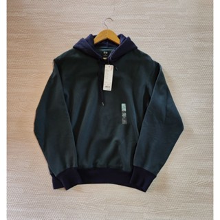 Uniqlo Sweater Hoodie เสื้อสเวตเตอร์ มีฮู้ด สีเขียว Size M มือ1 Shop ไทย