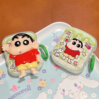 เคสแอร์พอด 3 Case Airpod pro 2 case แฟชั่นการ์ตูน ลายหยัก เครยอนชินจัง เคส airpods pro 3 case airpods 1 gen2 soft case