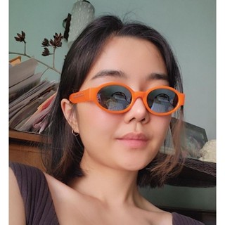 แว่นสุดเปรี้ยว สีส้ม กันUV Ultra Violet Maximum protection