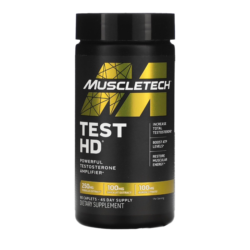 Muscletech, Performance Series, Test HD, Hardcore Testosterone Booster, 90 Rapid-Release Caplets
