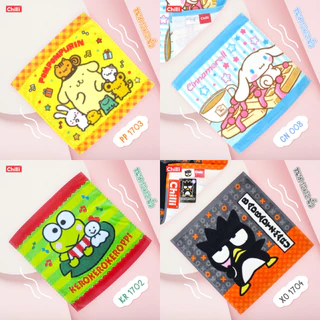 "ของแท้ 100%" JHC ผ้าขนหนู Sanrio Characters ขนาด 12x12 นิ้ว รวมลาย