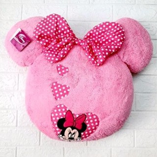 หมอนมินนี่เม้าส์ Minnie Mouse หมอนหน้ามินนี่เม้าส์หัวใจ ใบใหญ่