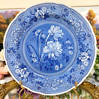 Spode Blue Room Botanical Dinner Plate จาน 10.25 นิ้ว