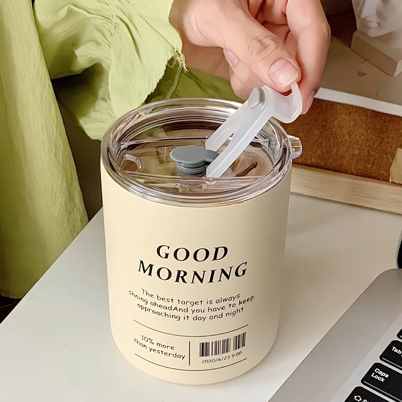 แก้วเก็บความเย็น กระติกน้ําร้อนสแตนเลส แก้วกาแฟ กระติกน้ำ กระติกน้ำร้อน กระติกเก็บความเย็น Cutieworld thumbnail 5