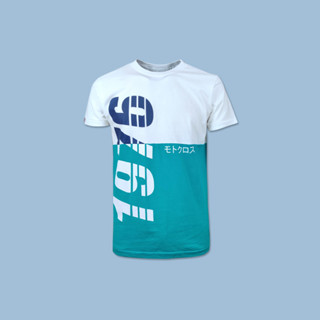 Hybrid T-shirt Men ไฮบริดเสื้อยืดผู้ชายแขนสั้น สีขาว/เขียว (White/Green)MTS-1355-WH/GR