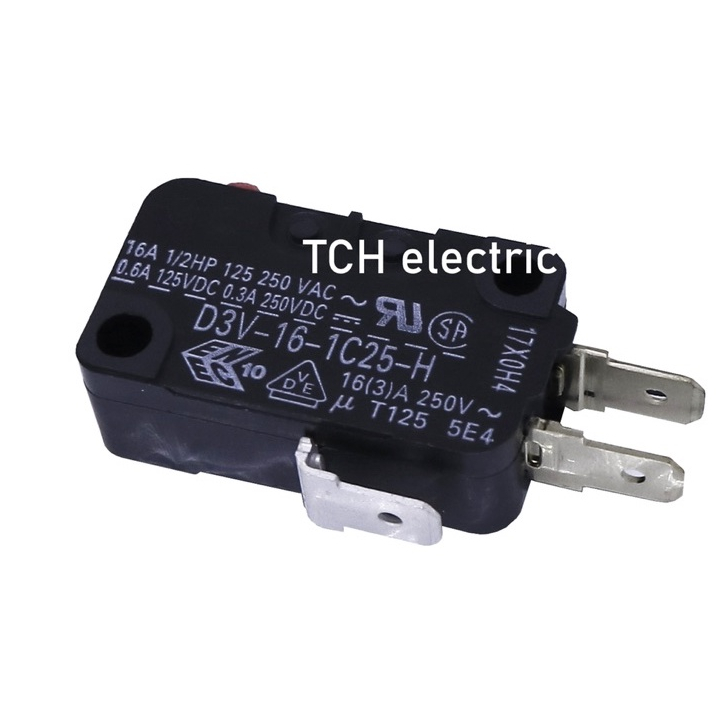 SHARP ชาร์ป อะไหล่แท้ ไมโครสวิทช์ หม้อข้าวขนาด 5,7,10 ลิตร 3 ขา 16A 250V (SH1K420)