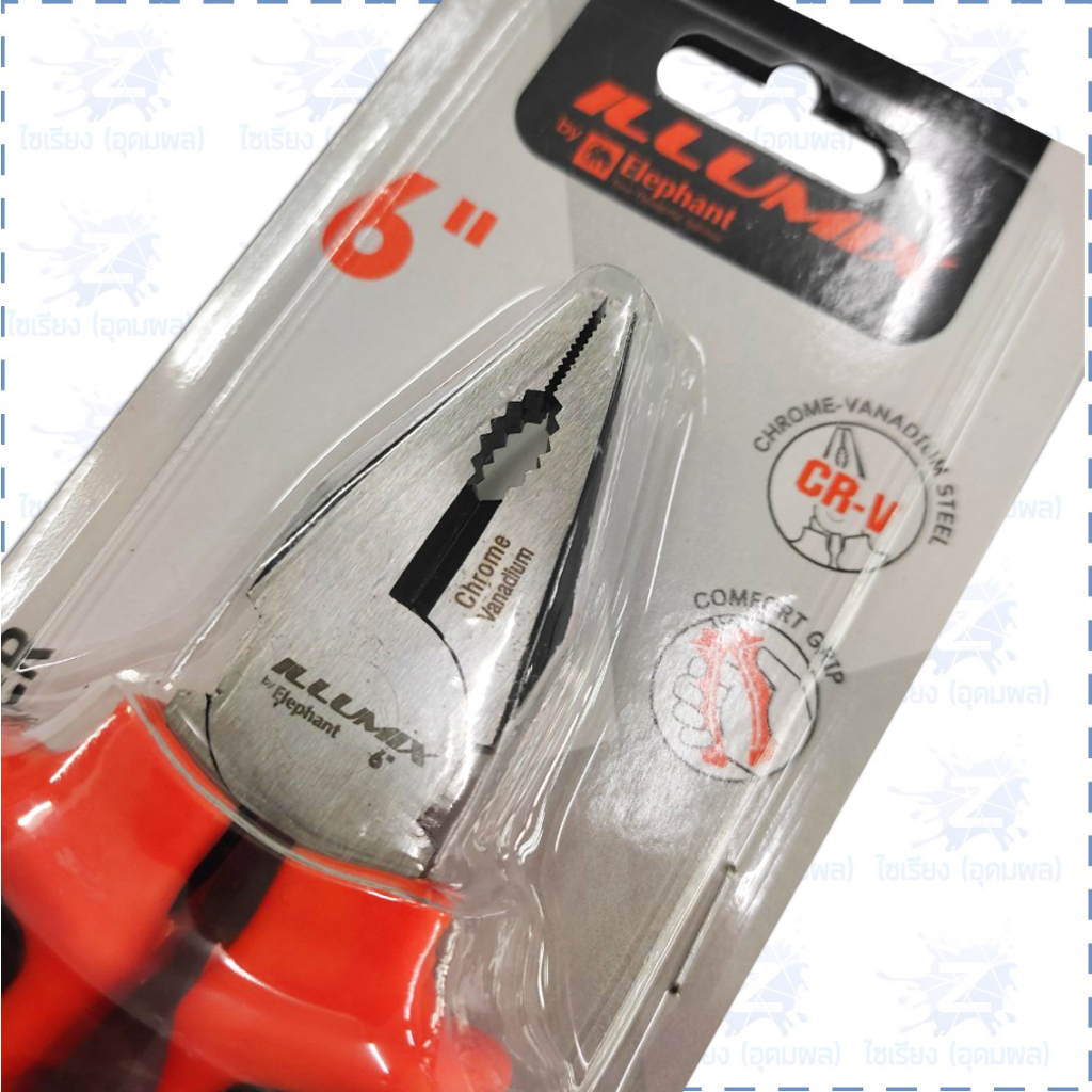 รวมอุปกรณ์ช่าง Illumix ตราช้าง ไขควง คีม ประแจ ตลับเมตร Screwdriver Wrench Pliers Measuring Tape