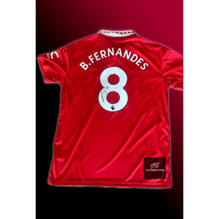 เสื้อเหย้า Manchester United 2022/2023 พร้อมลายเซ็น Bruno Fernandes