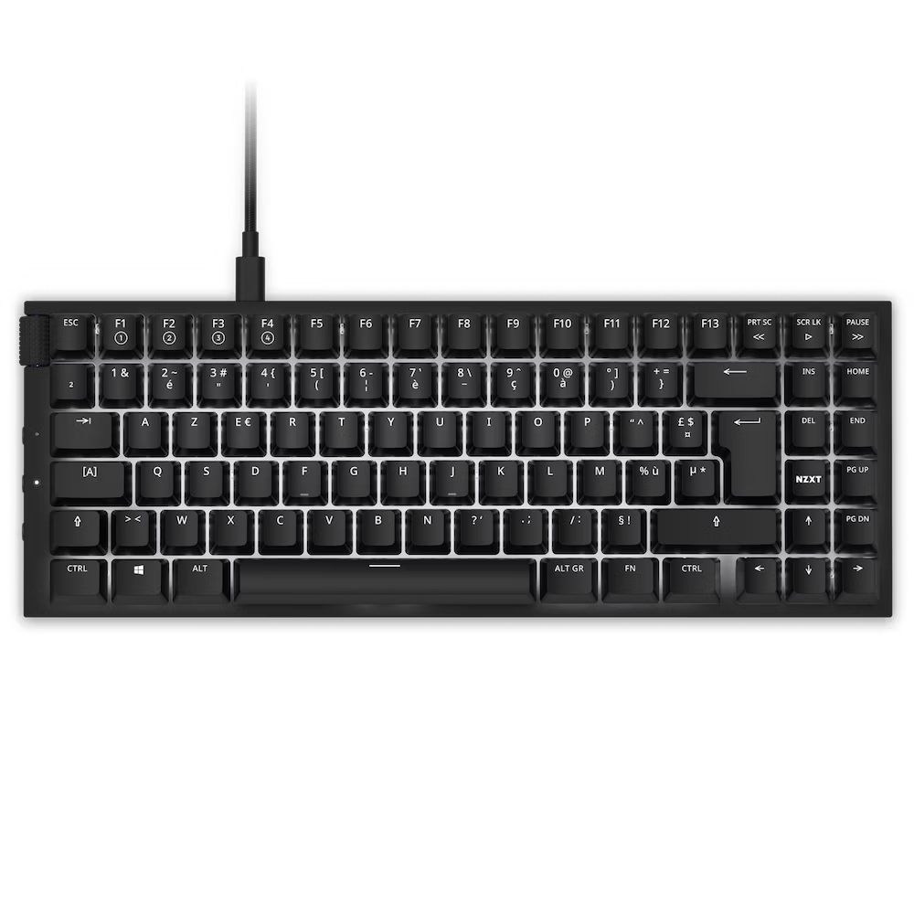คีย์บอร์ดเกมมิ่ง NZXT Mechanical Keyboard รุ่น MiniTKL US QWERTY/ANSI Gateron Linear Red Switch WARR