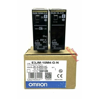 เซ็นเซอร์สวิตช์ตาแมว E3JM-10M4-G-N OMRON รุ่น ระยะการจับ10เมตร ใช้ไฟ12-240VDC 24-240VAC