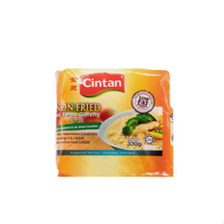 บะหมี่ Cintan ไม่ทอดน้ำมัน เจ สำหรับผัด (ฮาลาล )  Cintan Non-Fried Original Instant Noodle 金旦风干面 Mi Tanpa Goreng