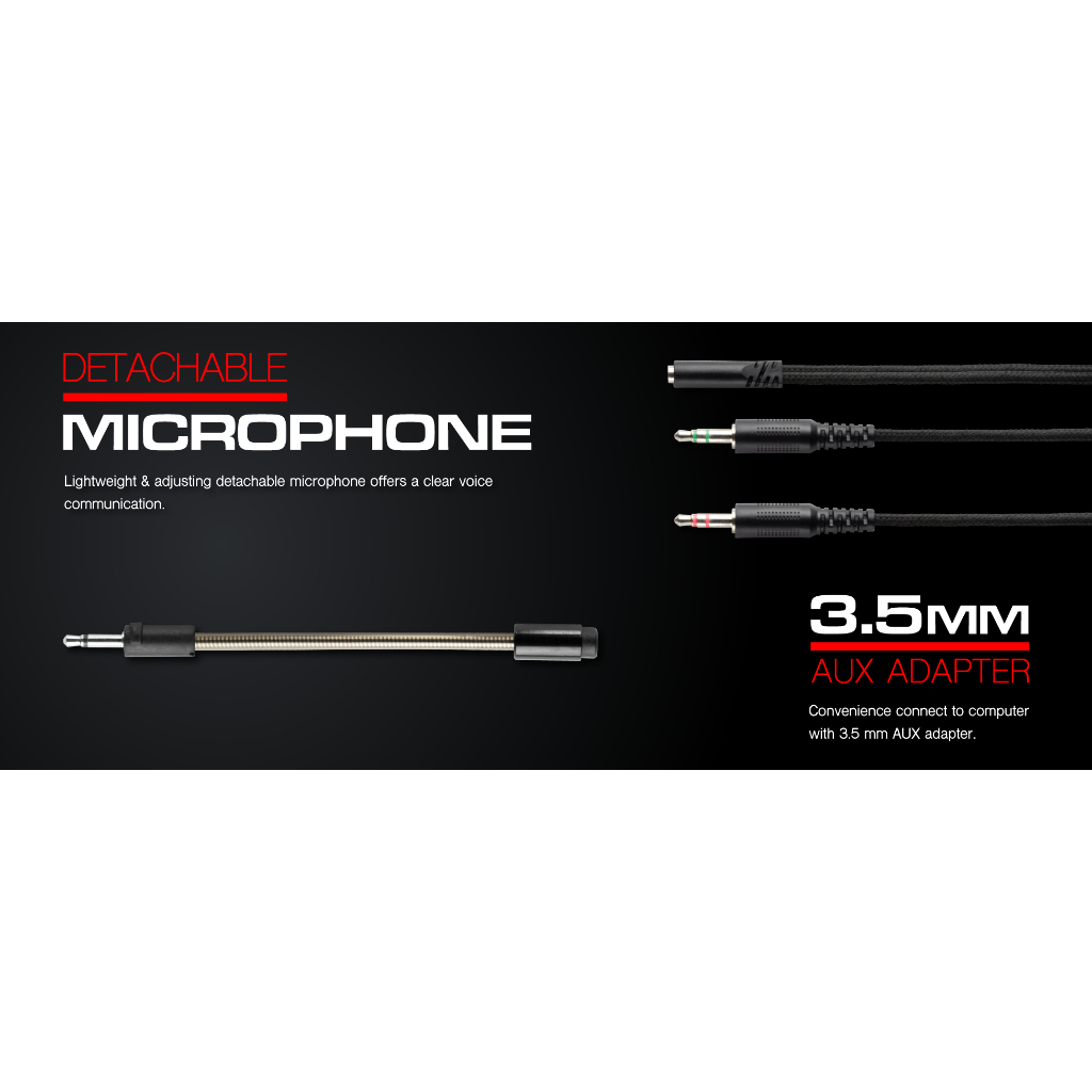 IN EAR HEADSET (หูฟังอินเอียร์) SIGNO EP-619 SPACER IN-EAR GAMING EARPHONES