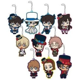 พวงกุญแจโคนัน Conan "Brand New ★ Detective Conan [Toru Amuro &amp; Shuichi Akai] Sega Lucky Lottery ★ Rubber Strap ★ Set"