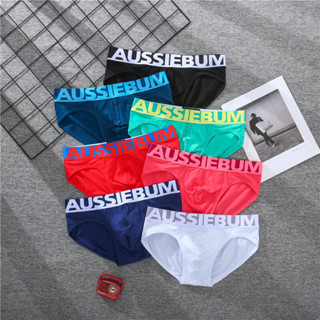 กางเกงในผู้ชาย aussiebum ผ้าคอตตอน เนื้อผ้านุ่มใส่สบาย ขอบเอวไม่ระคายเคือง กางเกงชั้นในชาย