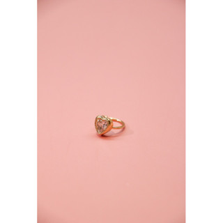 SweetFuchsia - Mini heart gold ear cuff | ต่างหูเกี่ยว