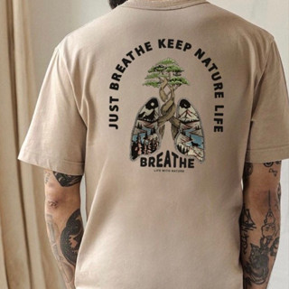 เสื้อยืดแขนสั้น Life With Nature