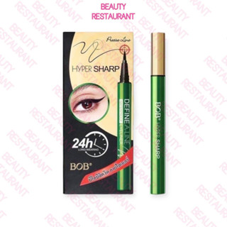 BOB HYPER SHARP DEFINE A-LINE WATERPROOF EYELINER #166 บีโอบี อายไลเนอร์ เมจิก เส้นชัด ดำสนิท