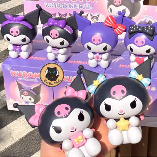 [แบบสุ่ม]พัดลมมือถือ ของแท้ลิขสิทธิ์ Moetch Sanrio Kuromi Heartbeat Gift Fan series box set