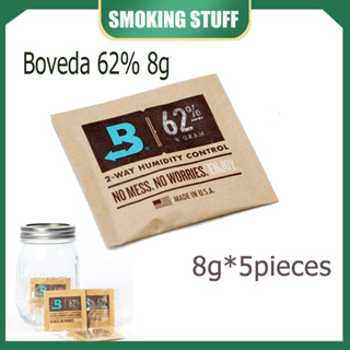 🚚Boveda 62% 8g ซองควบคุมความชื้น  ซองกันชื้น  กันชื้น    (5pieces/pack)  8g*5 ห่อ⭐