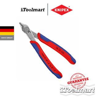 KNIPEX คีมตัด (งานอิเลทรอนิค-มีสปริง) 78 13 125 SB ขนาด 125 มิล (Electronic Super Knips®)