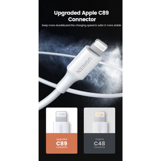 UGREEN รุ่น 20728 สายชาร์จไอโฟน 2.4A MFI Lightning to USB 2.0 สายยาว 1 เมตร