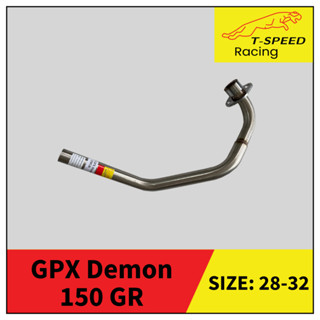 คอท่อGPX Demon 150GR สแตนเลส 28-32 m.m.