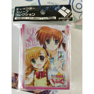 ซอง ใส่การ์ด SLEEVE Broccoli Japan VIVID NANOHA อินเมะ 60 ซอง ขนาดตราฐานใส่กับ บัดดี้ไฟท์ โปเกมอน WS 67 x 92 mm. เมจิค ซ