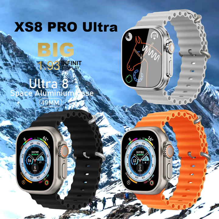 สินค้าใหม่ NEW❗ XS8 Pro Ultra Watch สมาร์ทวอทช์ หน้าจอ 45 mm วัดออกซิเจนในเลือด นาฬิกาสปอร์ต HD Waterproof