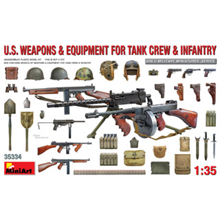 1/35 U.S. Weapons &amp; Equipment For Tank Crew &amp; Infantry [MI 35334]