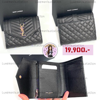 👜: New!! YSL Envelope Tri-fold Wallet 651028‼️ก่อนกดสั่งรบกวนทักมาเช็คสต๊อคก่อนนะคะ‼️