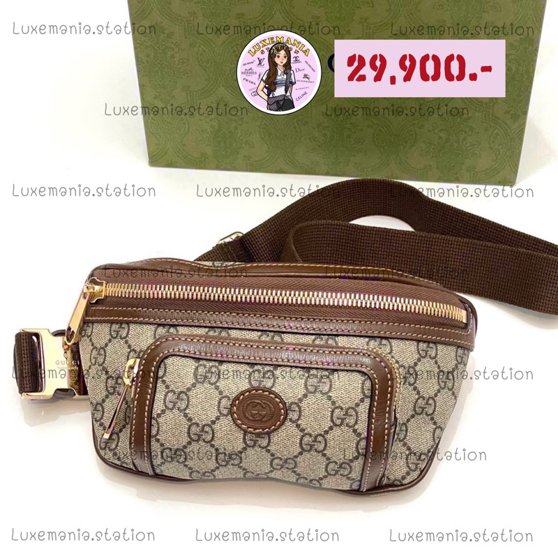 👜: New!! Gucci Belt bag with Interlocking G‼️ก่อนกดสั่งรบกวนทักมาเช็คสต๊อคก่อนนะคะ‼️