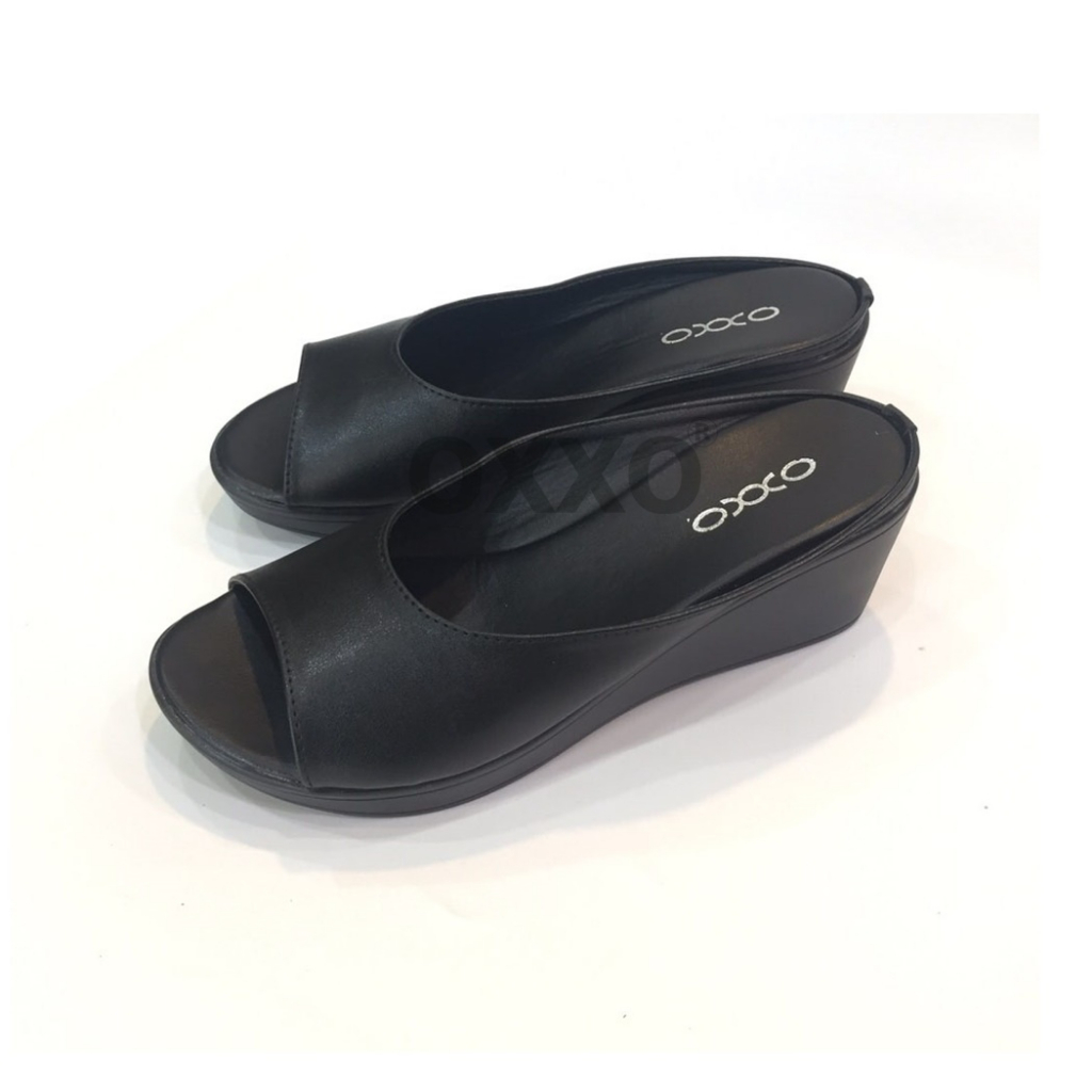 OXXO รองเท้าแตะ ลำลอง แฟชั่น หน้าสวม ใส่กระชับเท้า ส้นเตารีดขนาดปกติ  ส้นpu น้ำหนักเบา SK3030